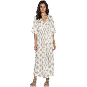Free People Boho Oasis | Floral Print | Maxi long dress | Large